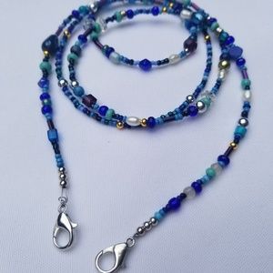 Mask chain * SHADES OF BLUE AND SILVER